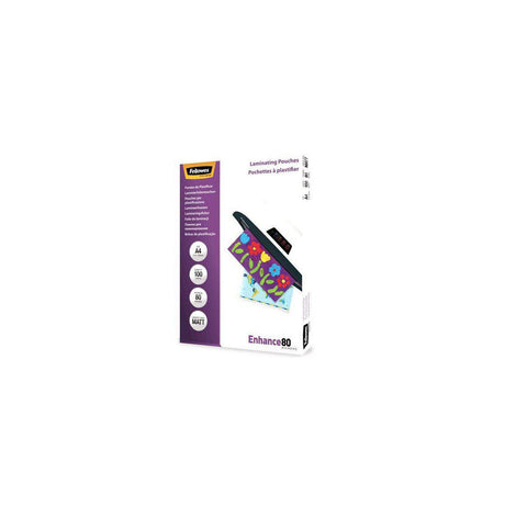 Laminate FELLOWES A4 80mic matt 100/pack