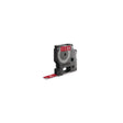 Tape DYMO Durable D1 12mm white on red