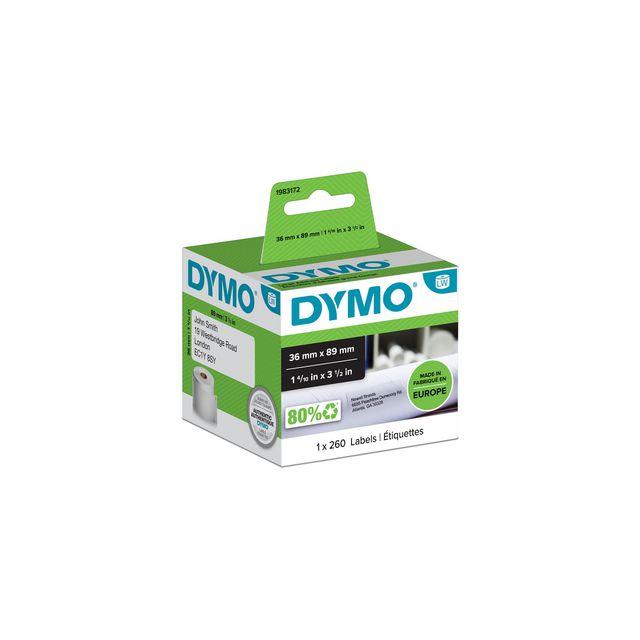 Label DYMO 89x36mm 260/fp