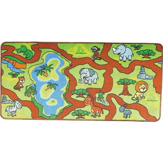 Jungle play mat for play table