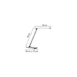 Lamp UNILUX Terra LED metal grey