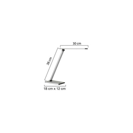 Lamp UNILUX Terra LED metal grey