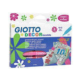 Textile colour pen GIOTTO Decor 12/pack