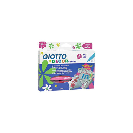 Textile colour pen GIOTTO Decor 12/pack