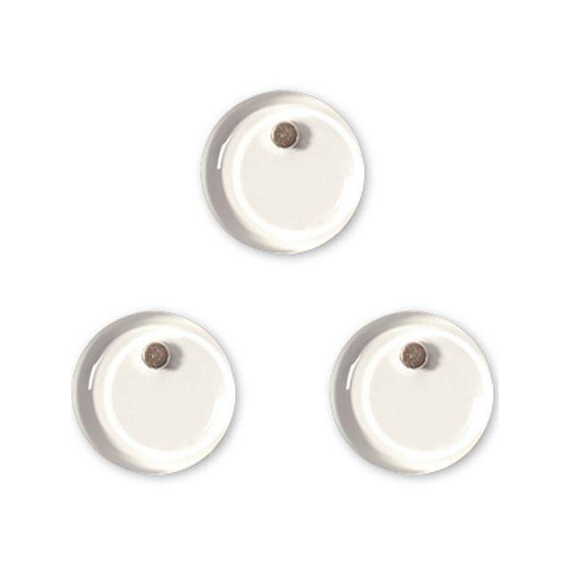 Magnetic buttons Crystal 30mm transp. 3/pc