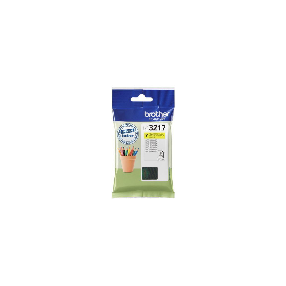 Ink cartridge BROTHER LC3217Y yellow