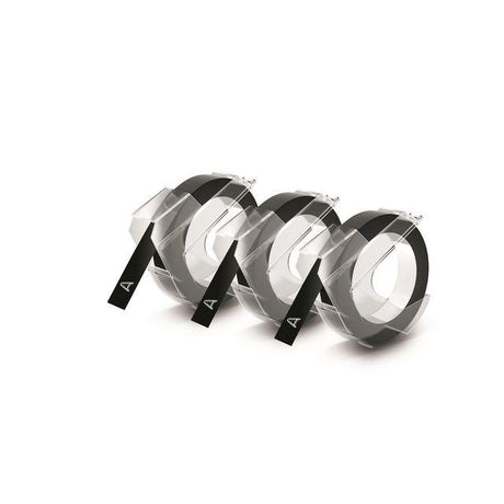 Embossing ribbon DYMO 9mmx3m black 3/pack