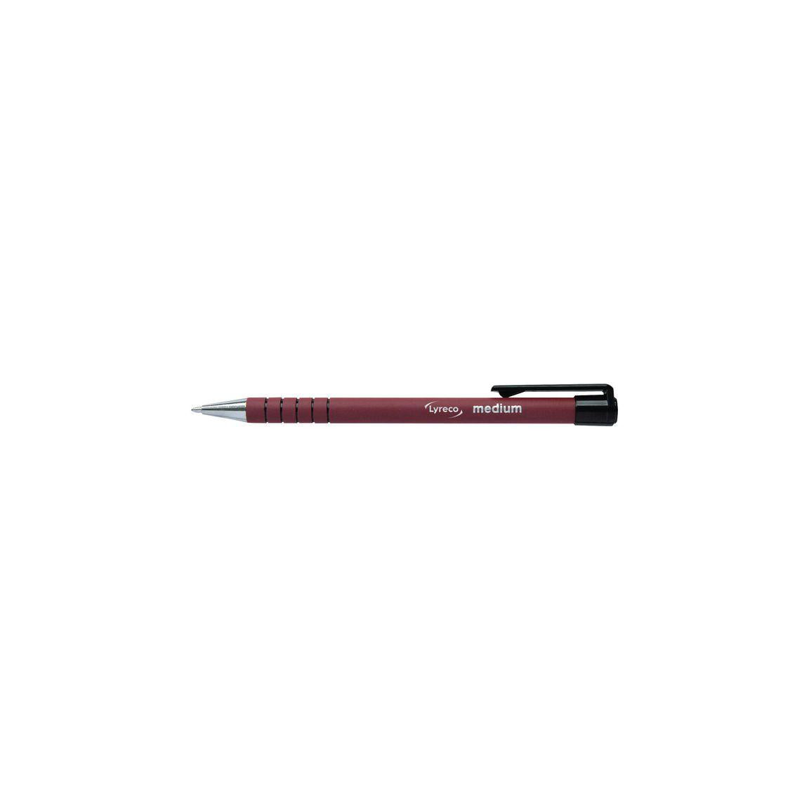 Ballpoint pen LYRECO grip 1,0mm red