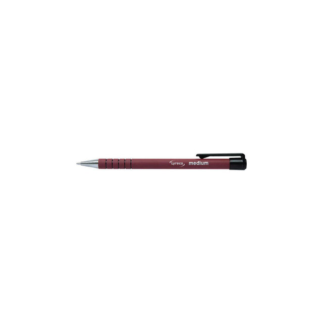 Ballpoint pen LYRECO grip 1,0mm red