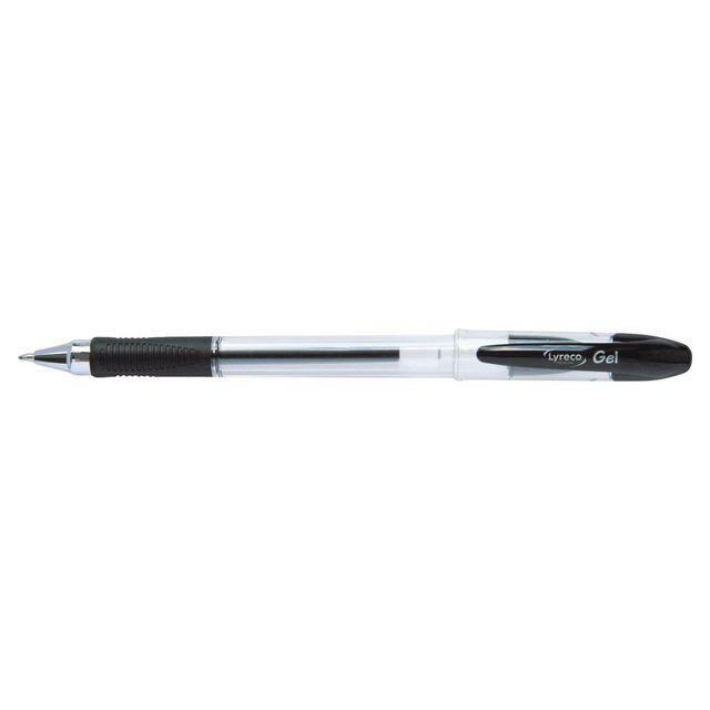 Gel pen LYRECO PREMIUM grip 0,7mm black
