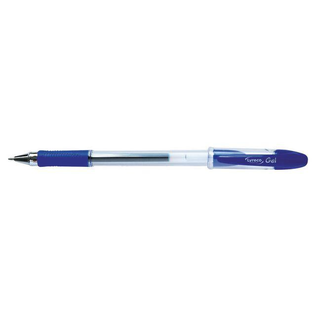 Gel pen LYRECO PREMIUM grip 0,7mm blue