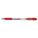 Gel pen LYRECO PREMIUM grip 0,7mm red