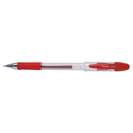 Gel pen LYRECO PREMIUM grip 0,7mm red