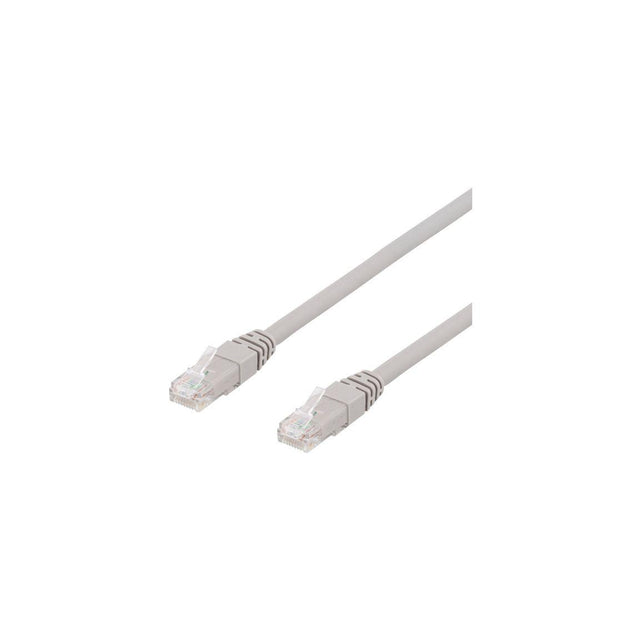Cable DELTACO Network UTP Cat6a 1m grey