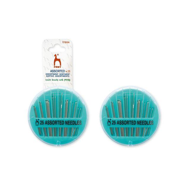 Sewing needles medium mix 25/pack