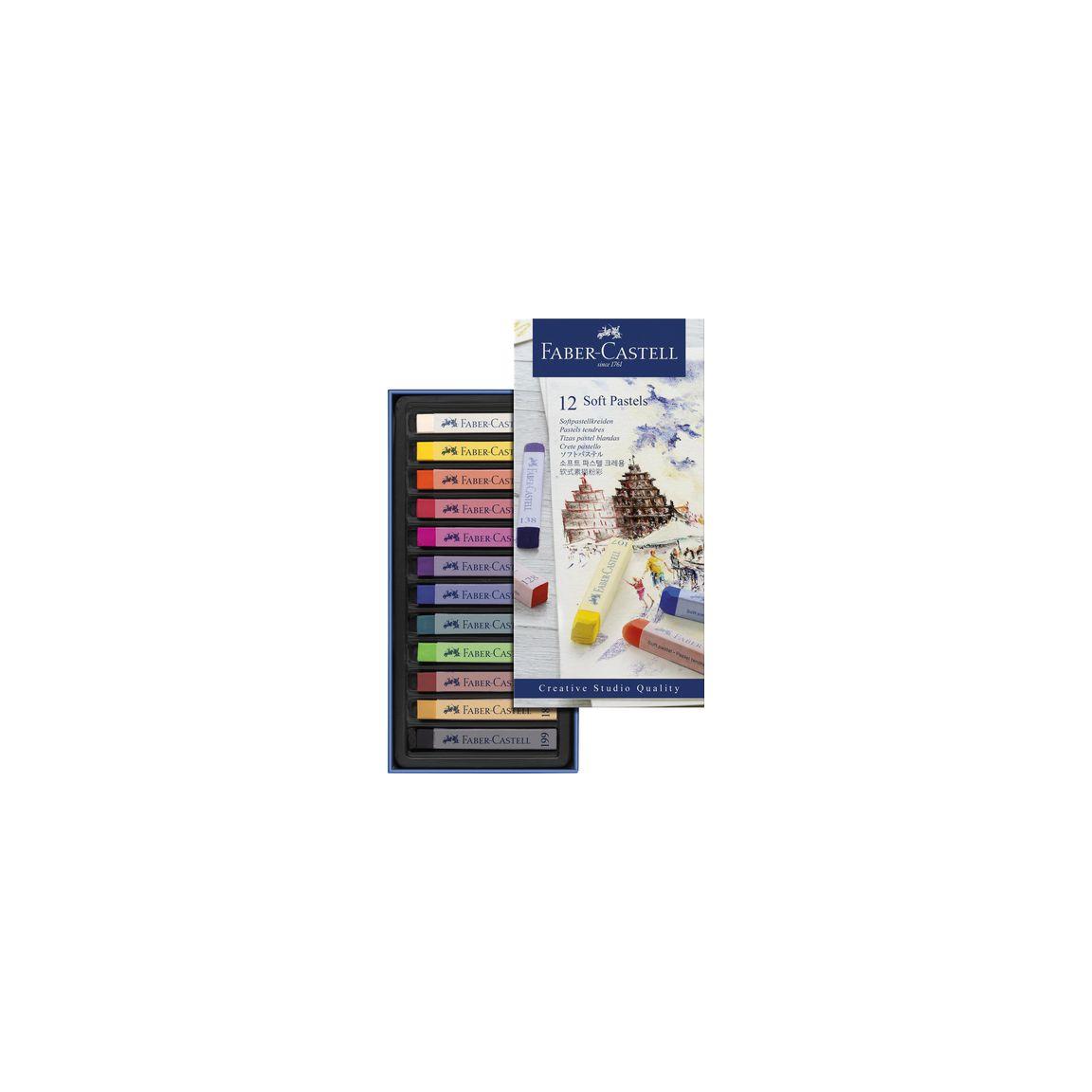 Pastel chalk Faber Castell soft 12