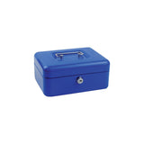 Cash box small 200x160x90mm blue