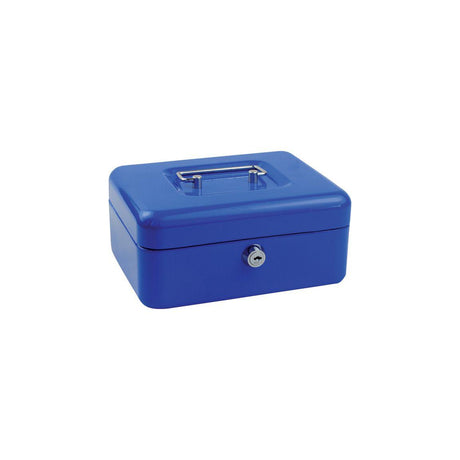 Cash box small 200x160x90mm blue