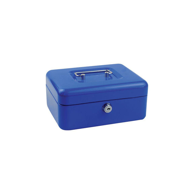 Cash box small 200x160x90mm blue