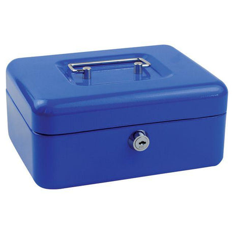 Cash box small 200x160x90mm blue