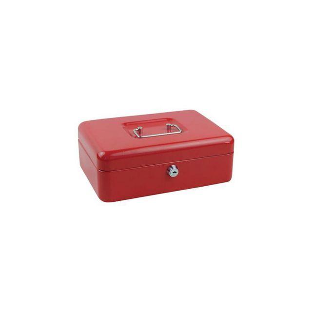Cash box medium 250x180x90mm red