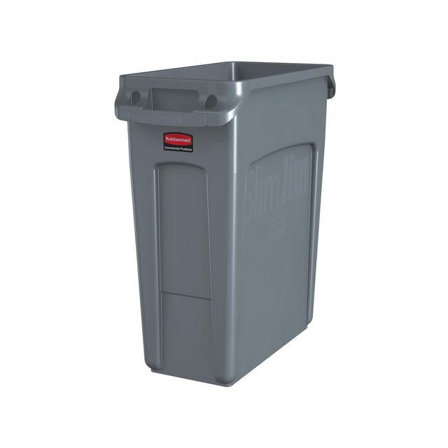 Wastepaper basket Slim Jim 60L grey