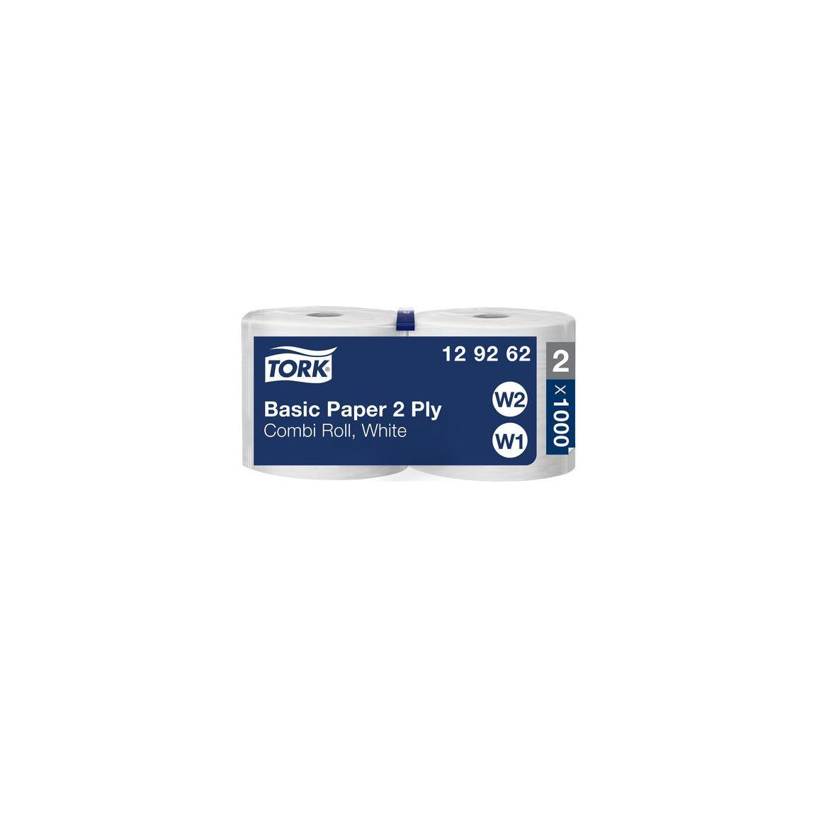 Drying roll TORK Basic W1/2 Uni 2-ply 340m