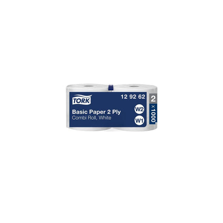 Drying roll TORK Basic W1/2 Uni 2-ply 340m