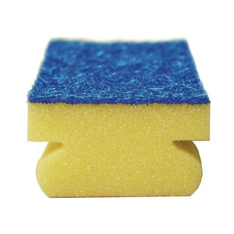 Cleaning sponge with grip 7,5x15cm blue
