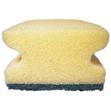 Cleaning sponge with grip 7,5x15cm green