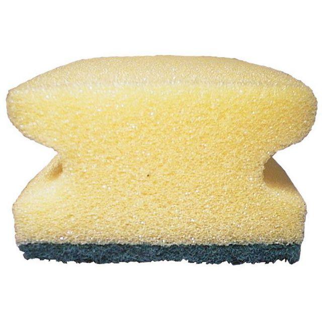 Cleaning sponge with grip 7,5x15cm green