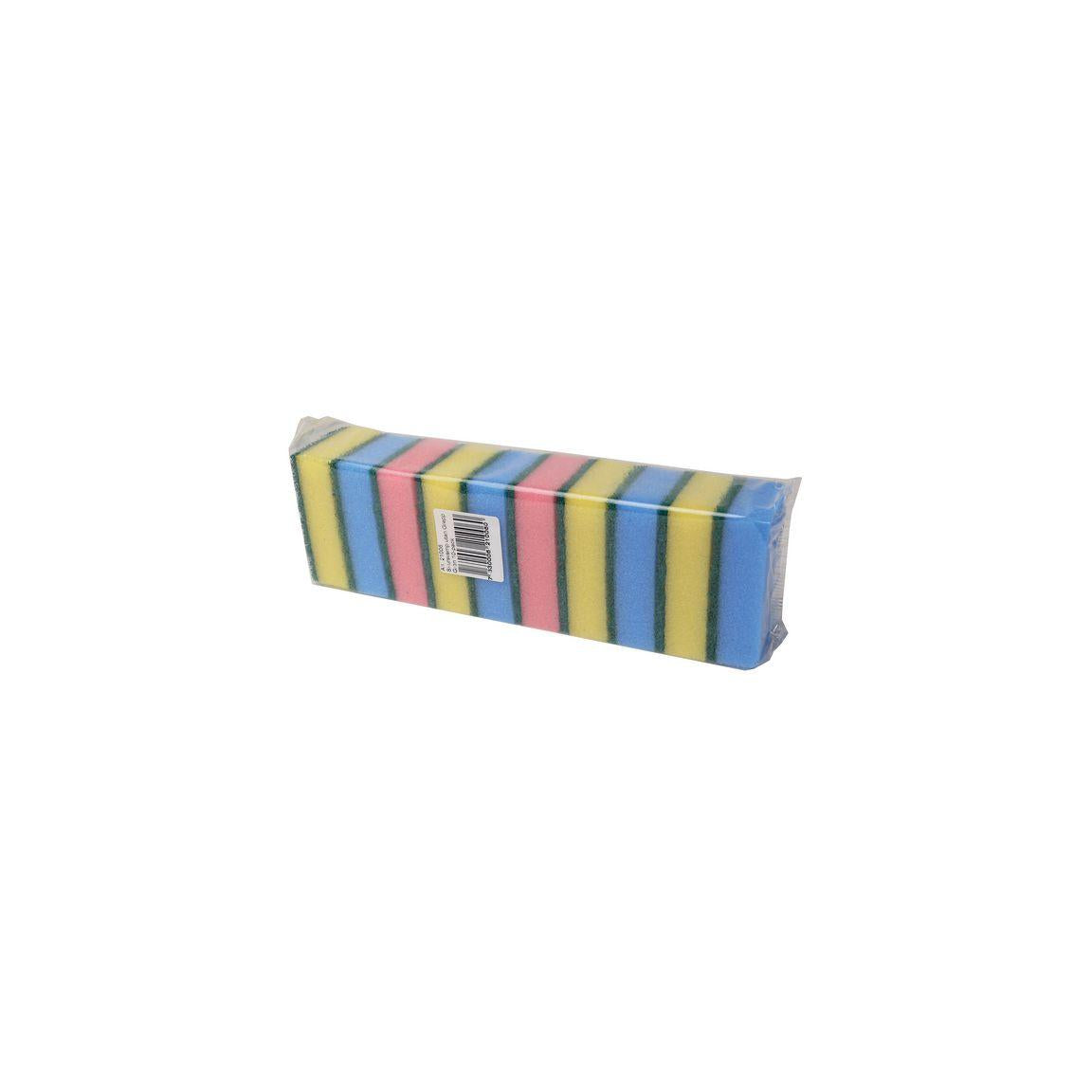 Cleaning sponge 5,5x8,5cm green 10/pack