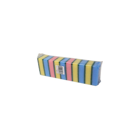 Cleaning sponge 5,5x8,5cm green 10/pack