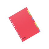 Card index LYRECO A4 10-page f.colour