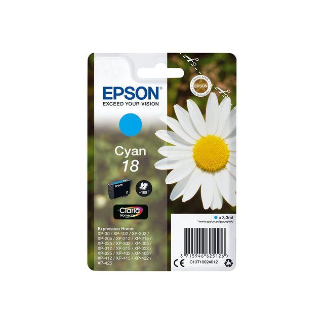 Ink cartridge EPSON C13T18024012 cyan