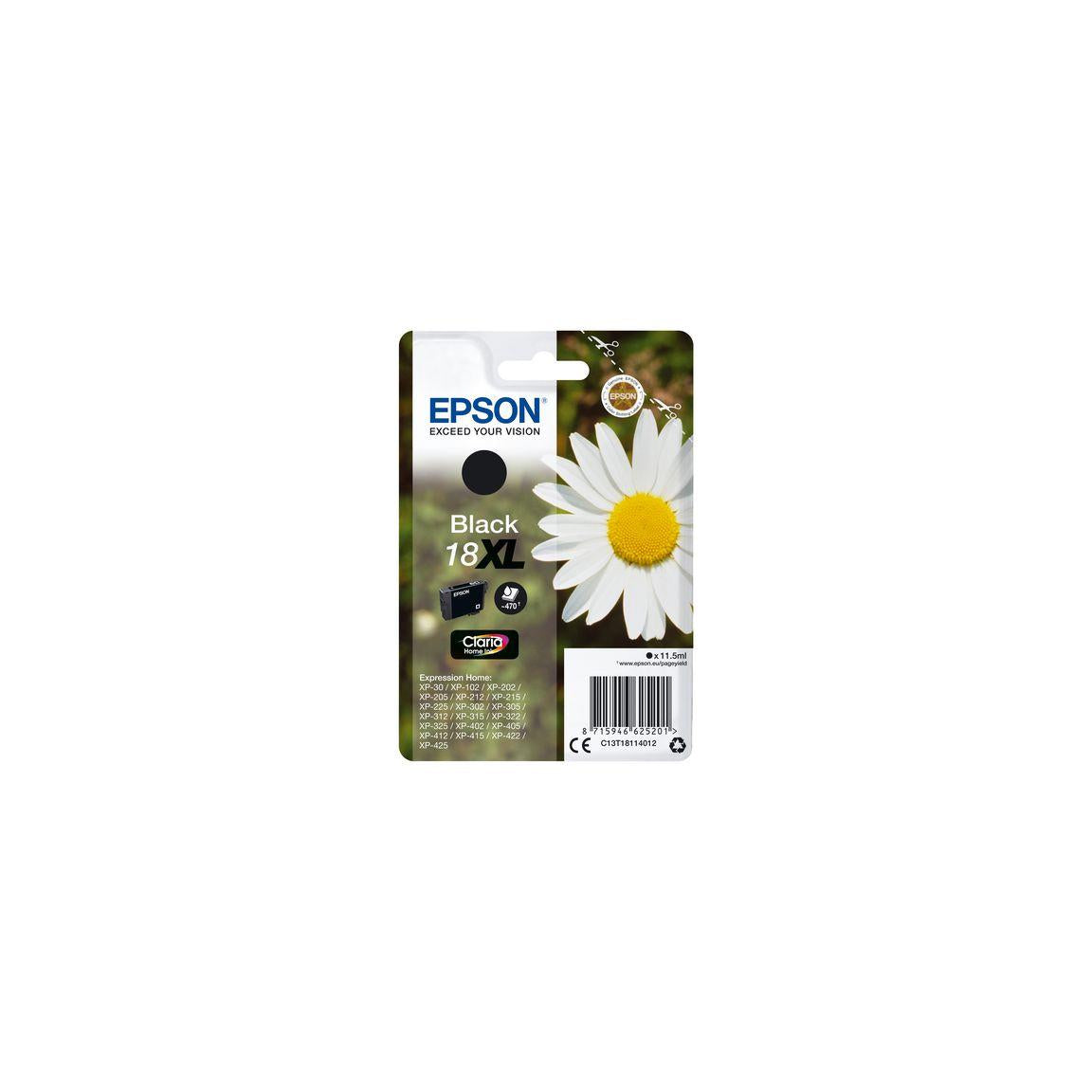 Ink cartridge EPSON C13T18114012 XL black
