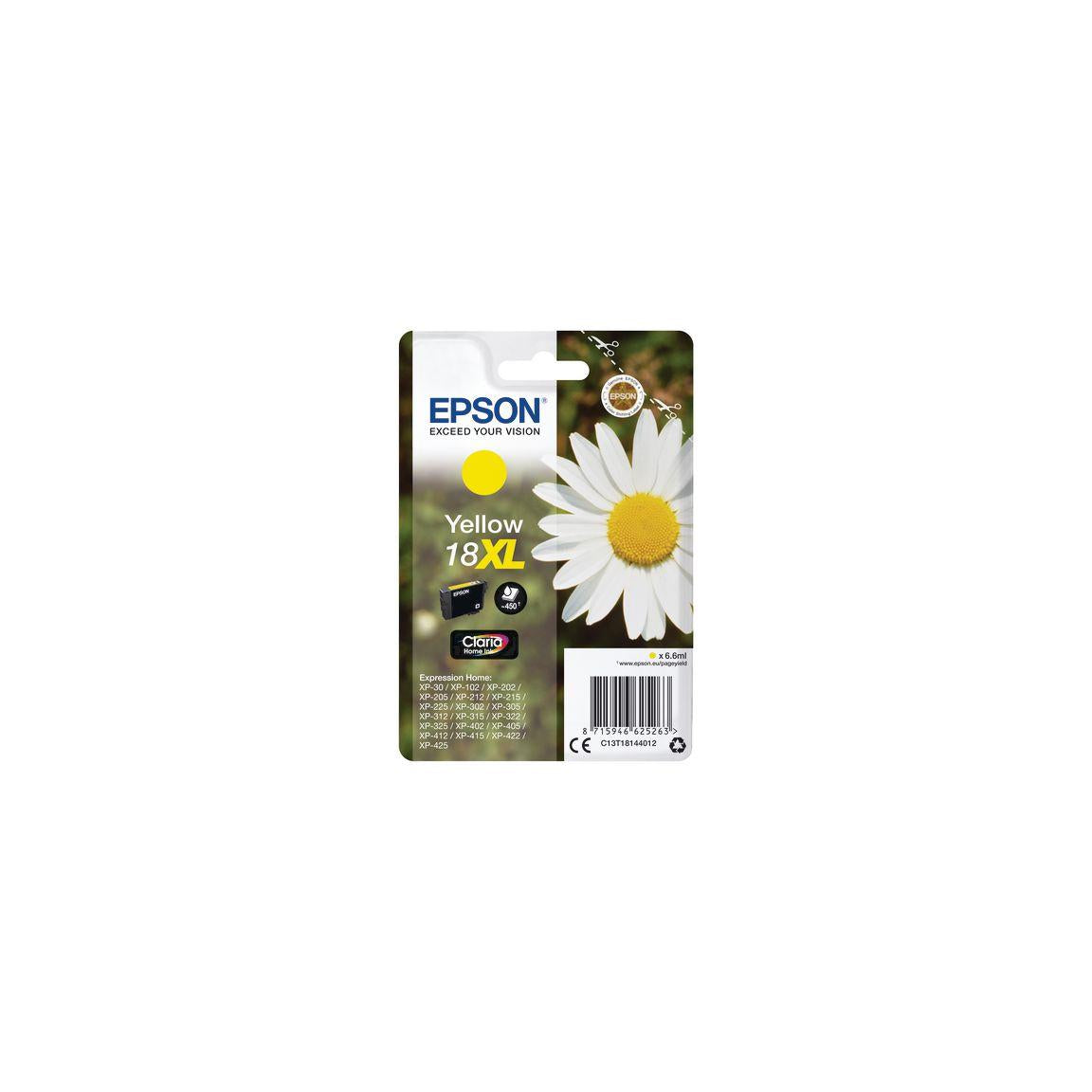Ink cartridge EPSON C13T18144012 XL yellow