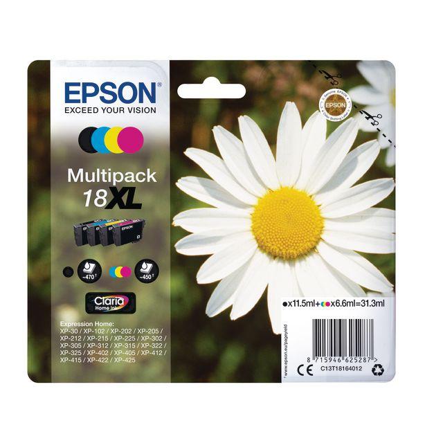 Ink cartridge EPSON C13T18164012 bk/c/m/y
