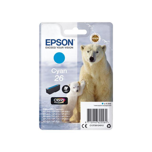 Ink cartridge EPSON C13T26124012 cyan