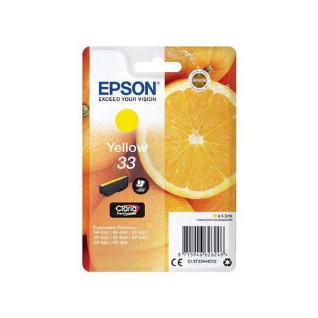 Ink cartridge EPSON C13T33444012 yellow
