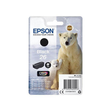 Ink cartridge EPSON C13T26014012 black