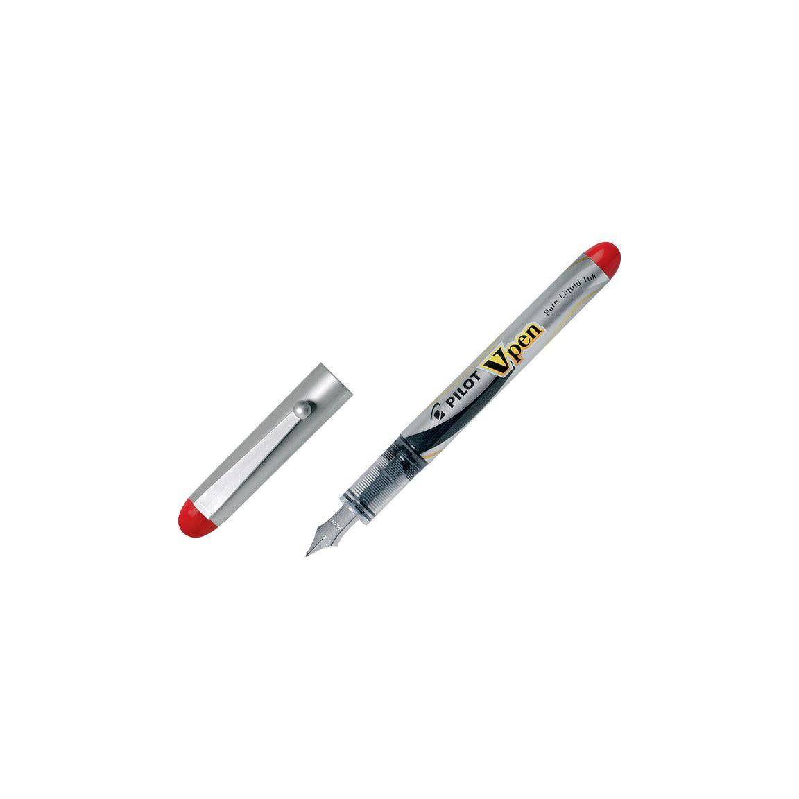 Fountain pen PILOT V-pen Red