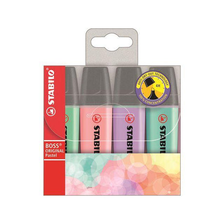 Highlighter BOSS pastel 4/pack