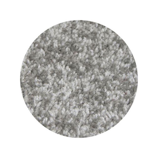 Carpet round 400 cm grey