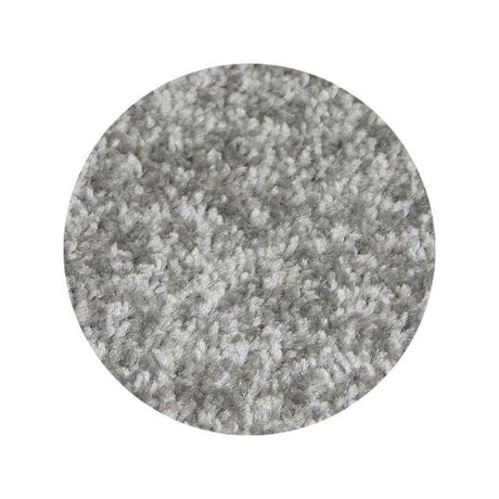 Carpet round 400 cm grey