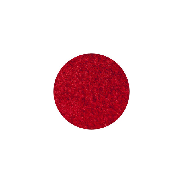 Carpet round 400 cm red