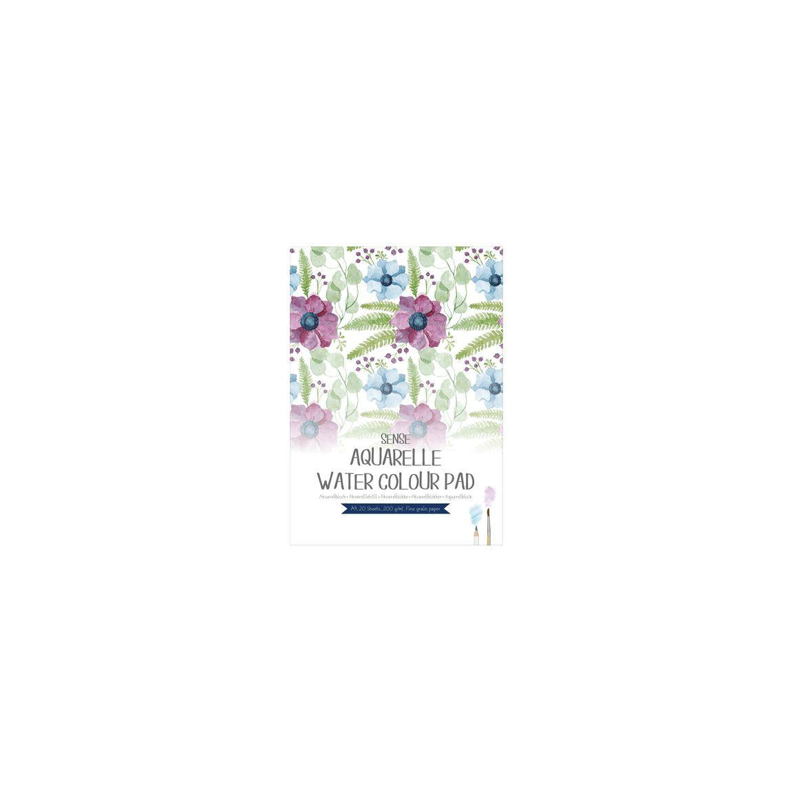 Watercolour pad A4 200g 20 sheets
