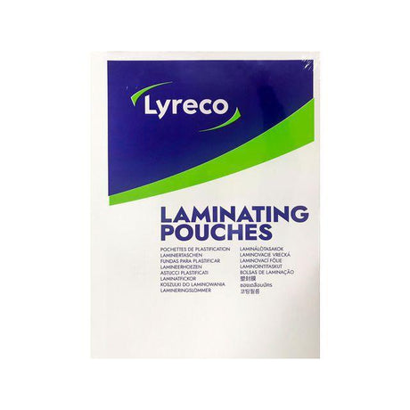 Laminate LYRECO A6 125mic Clear 100/pack