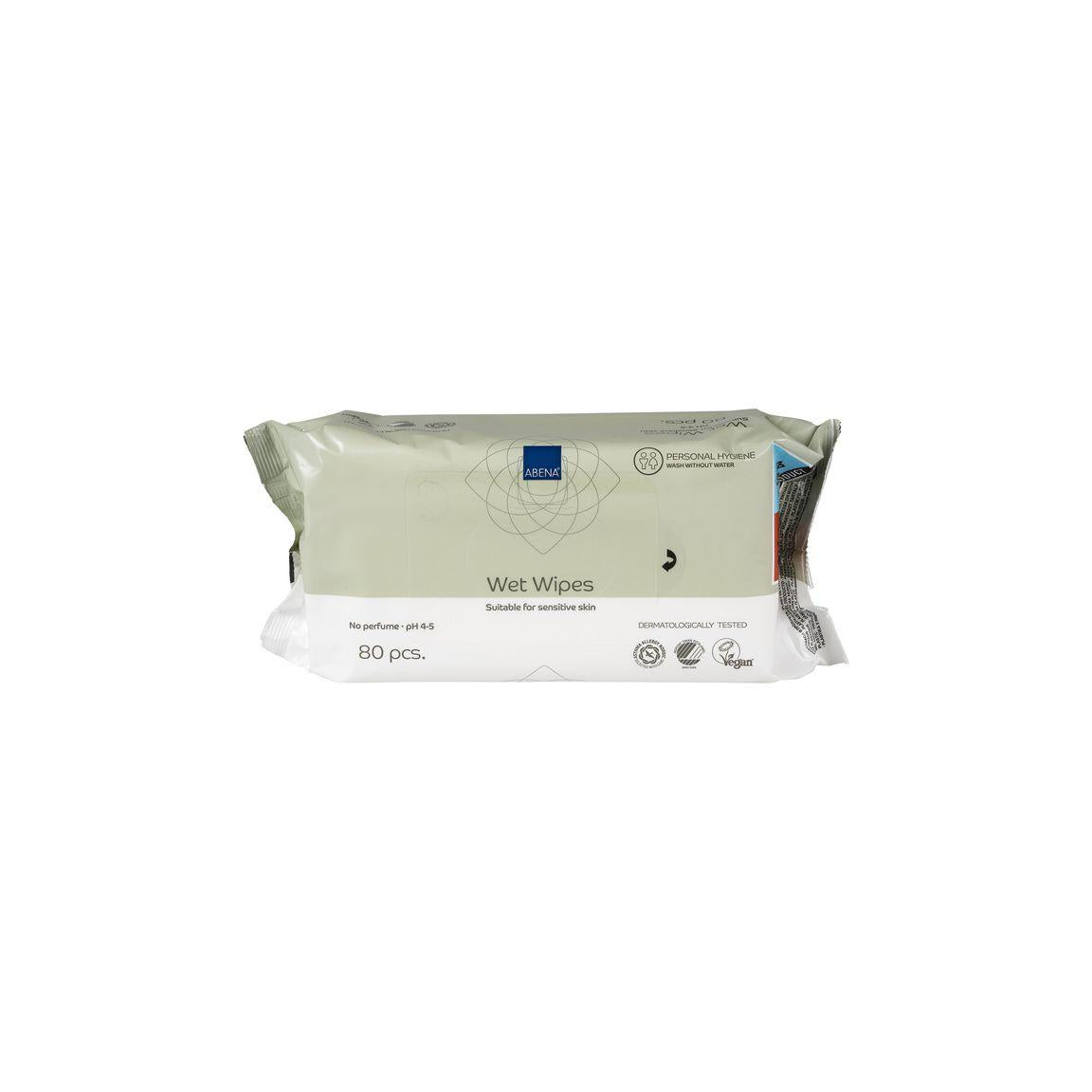 Wet wipe unscented tape cap 80/pack
