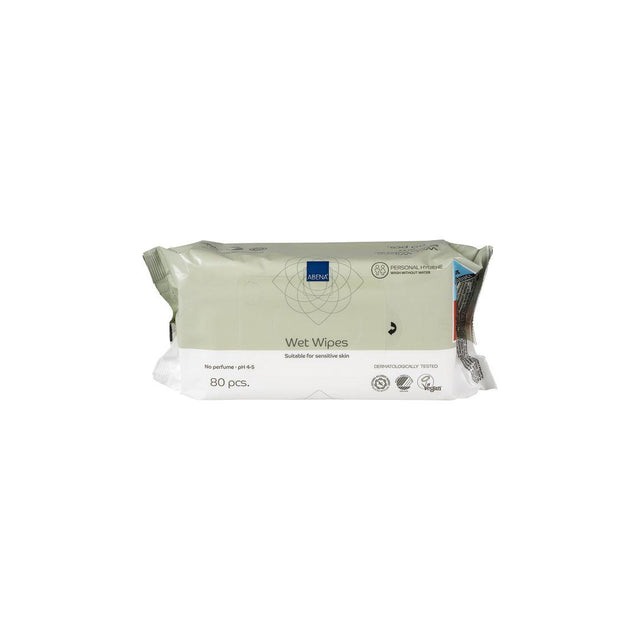 Wet wipe unscented tape cap 80/pack